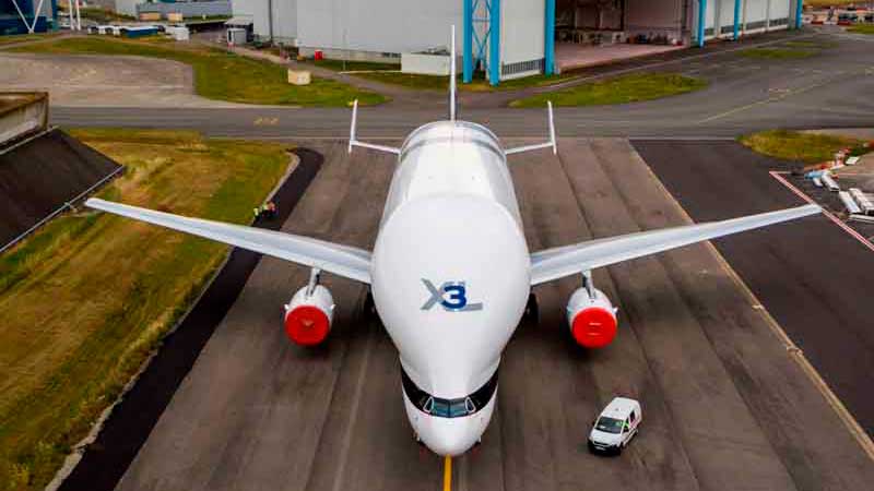 Airbus prueba un sistema de cargas de gran tamaño en el Beluga