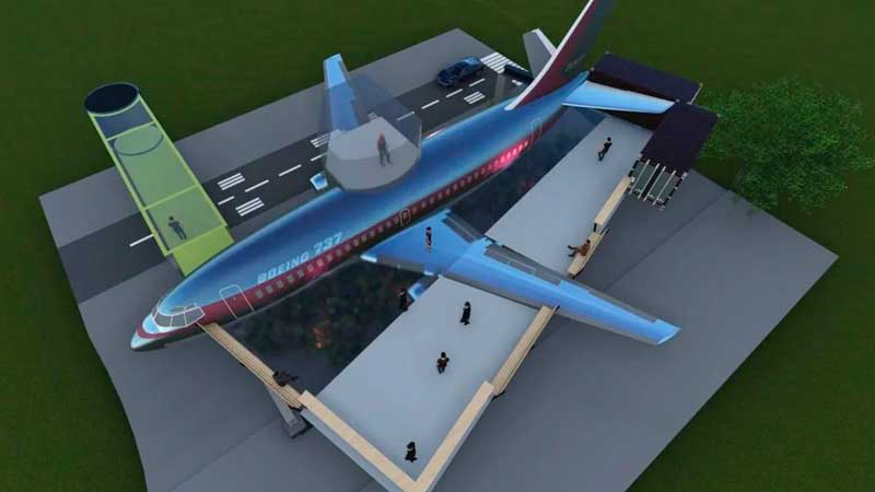 Un Boeing se convertirá en bar y centro de conferencias temático