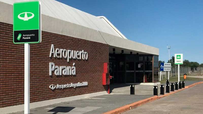 Licitan obras para el aeropuerto de Paraná que amplían su utilidad a 20 años
