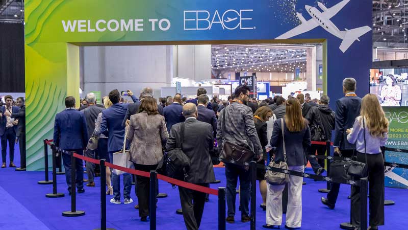 Comenzó una nueva edición de EBACE 2023, la Convención y Exposición Europea de Aviación Comercial