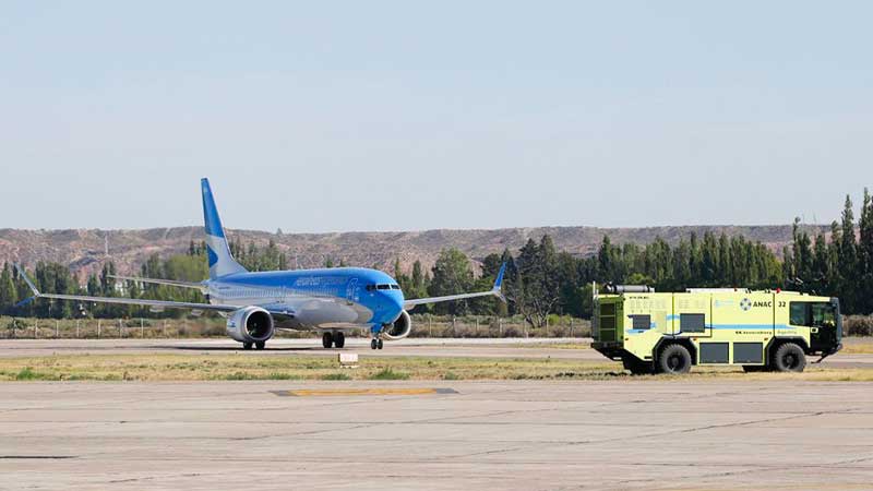 Aerolíneas Argentinas suma una nueva Ruta Federal entre Rosario y Neuquén