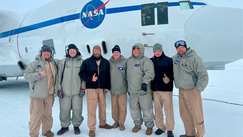 Avión C-130 de la NASA realiza el primer vuelo de su historia a la Antártida para la misión del globo GUSTO