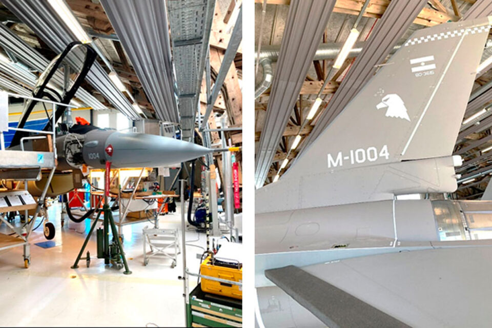 Culmina proceso de pintado de los primeros 6 aviones F-16 de la Fuerza Aérea