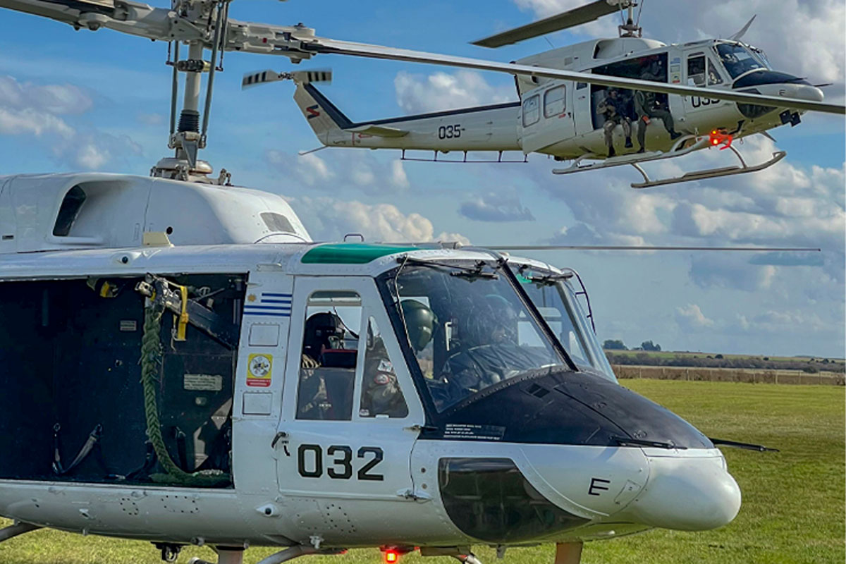 Intercambio técnico-operativo Fuerza Aérea Uruguay Ejército Argentino
