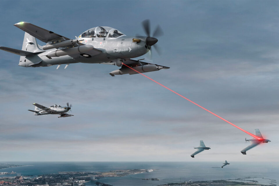 El A-29 Super Tucano incorpora capacidad para contrarrestar drones