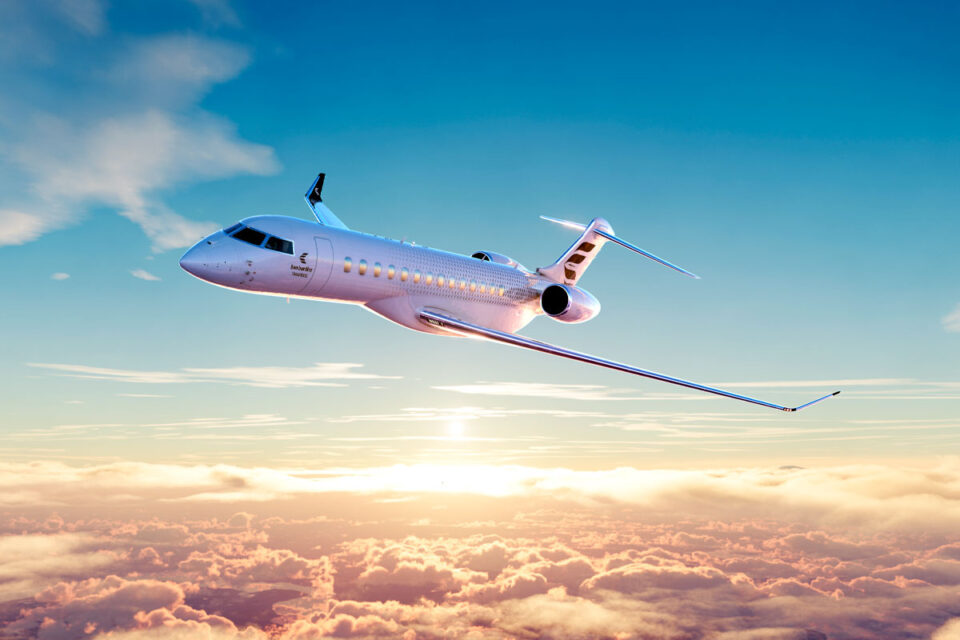 Bombardier celebra la entrada en servicio del avión Global 8000, el avión de negocios más rápido del mundo