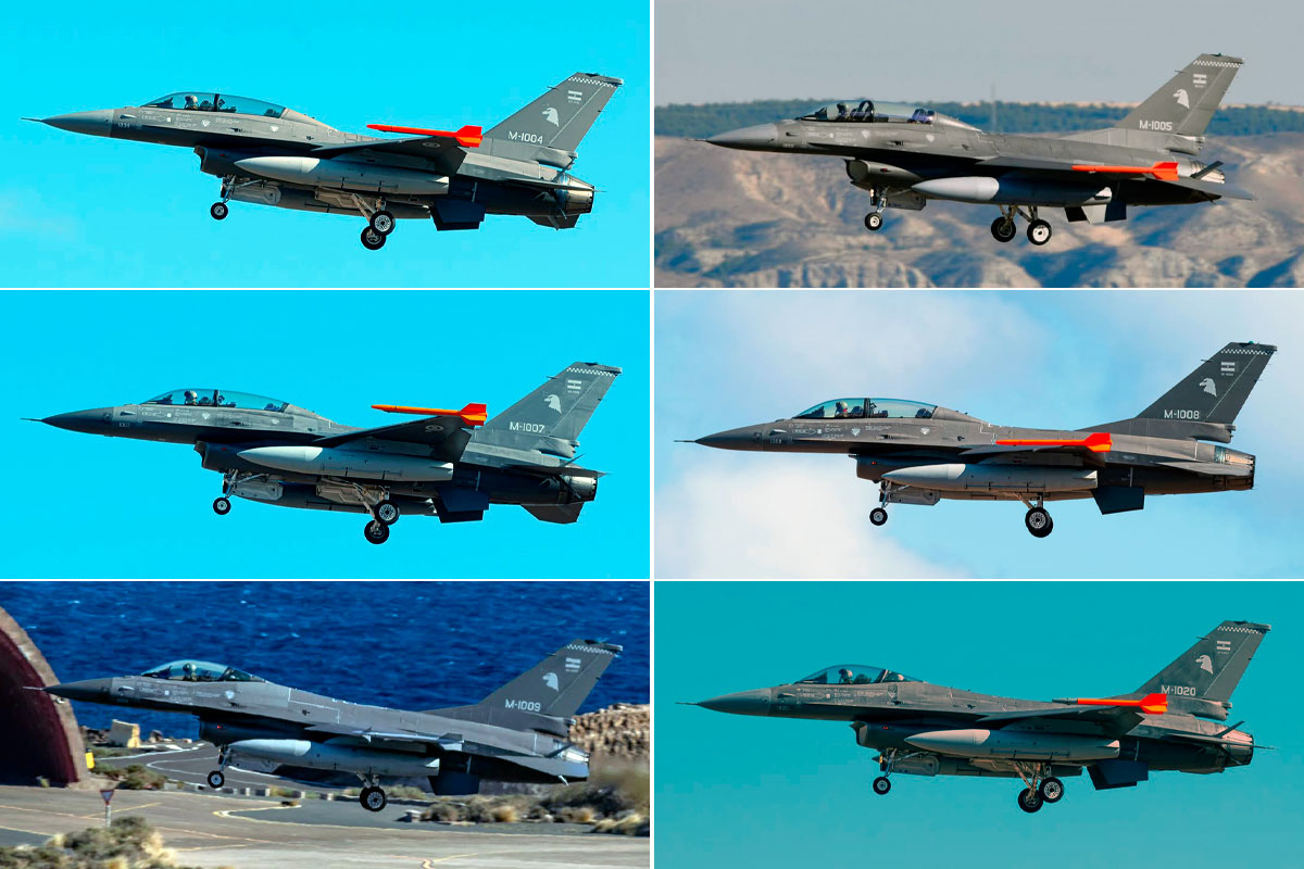 Los F-16 ya cruzan el Atlántico rumbo a Argentina en un operativo histórico