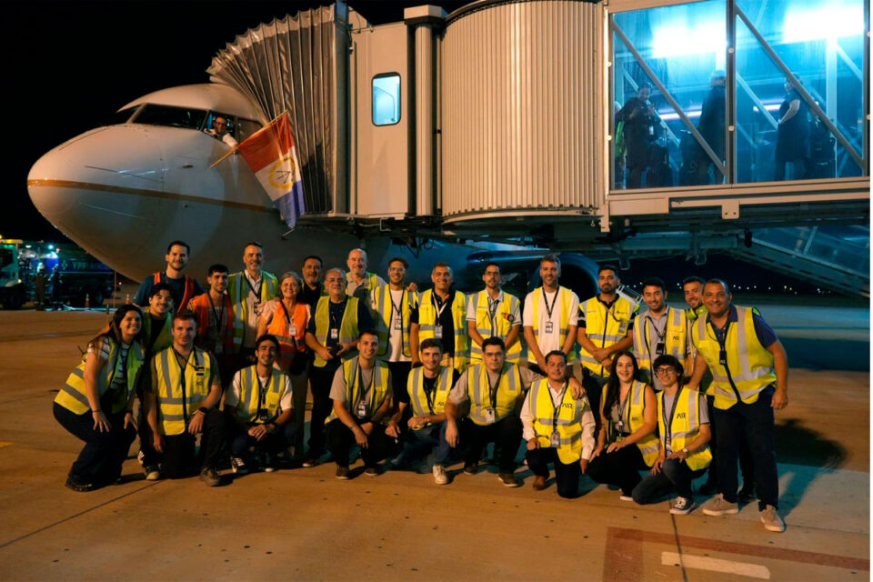 reapertura Aeropuerto Internacional Rosario primer vuelo internacional