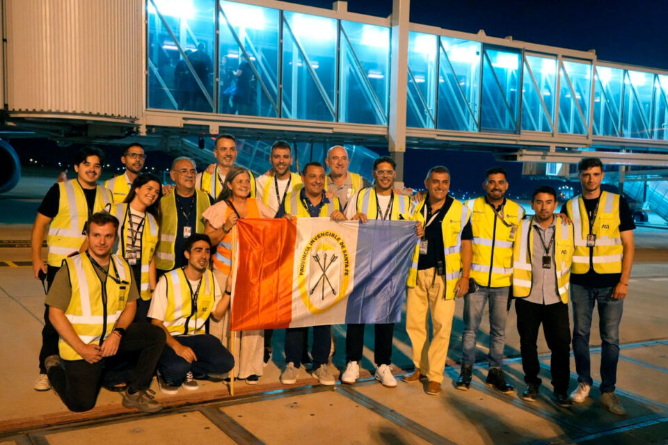 reapertura Aeropuerto Internacional Rosario primer vuelo internacional