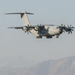 El Airbus A400M del Ejército del Aire llega a FIDAE