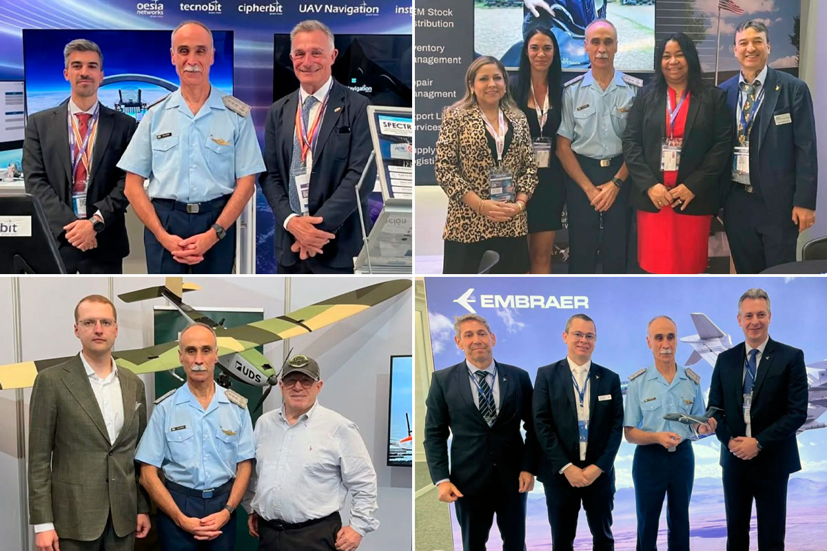Gustavo Valverde participa de FIDAE 2026 representando a la Fuerza Aérea Argentina