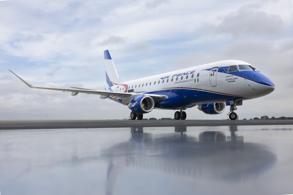 Embraer entrega el primer E175 nuevo a Air Peace