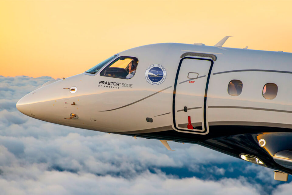 Embraer certifica el nuevo Praetor 500E