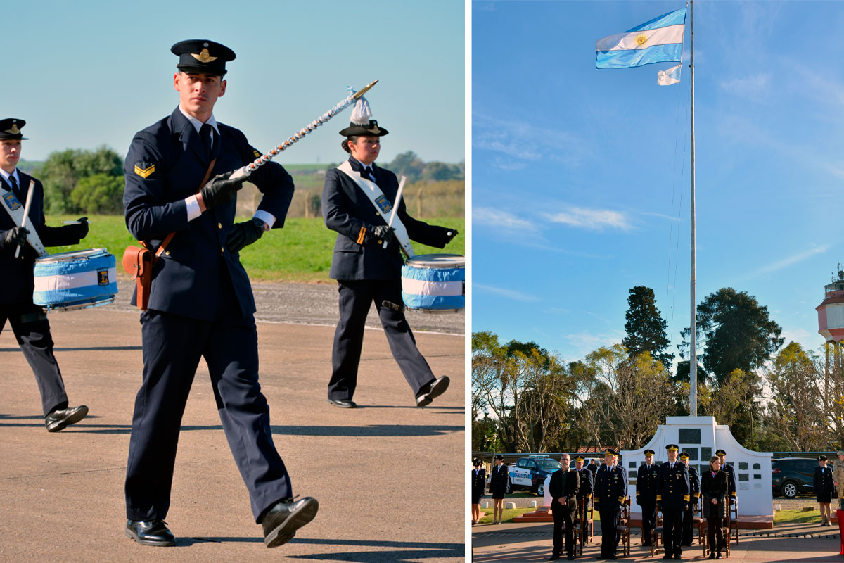 La II Brigada Aérea conmemoró en Paraná los 114 años de la Fuerza Aérea Argentina